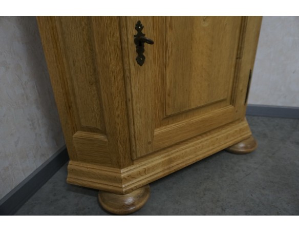 WITRYNA NAROŻNA Z LITEGO DĘBU JASNA NATURALNA 61/61 CM