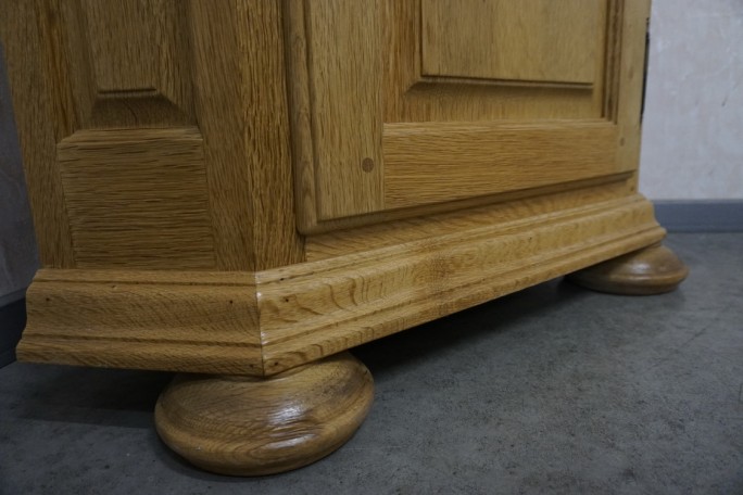 WITRYNA NAROŻNA Z LITEGO DĘBU JASNA NATURALNA...