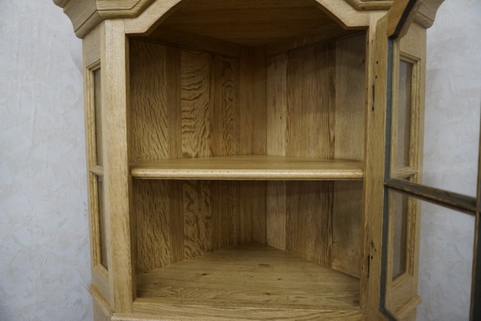 WITRYNA NAROŻNA Z LITEGO DĘBU JASNA NATURALNA...