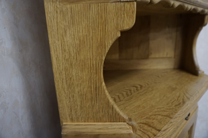 WITRYNA NAROŻNA Z LITEGO DĘBU JASNA NATURALNA...