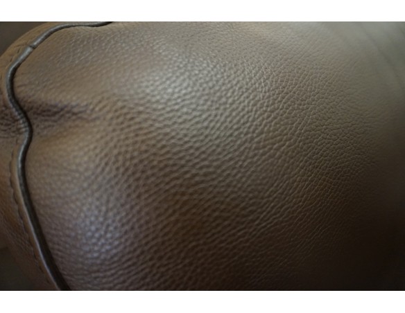 ZESTAW SKÓRA NATURALNA BRĄZOWA 3+2+1