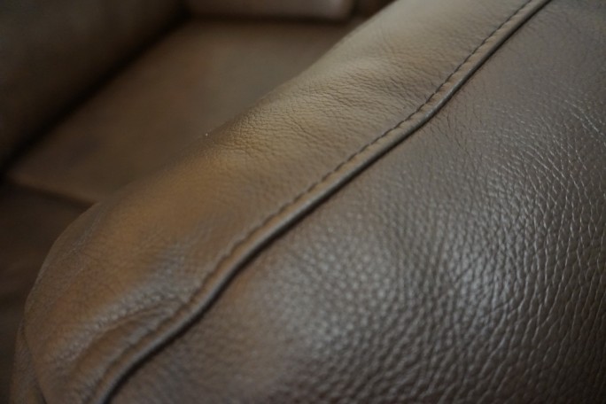 ZESTAW SKÓRA NATURALNA BRĄZOWA 3+2+1