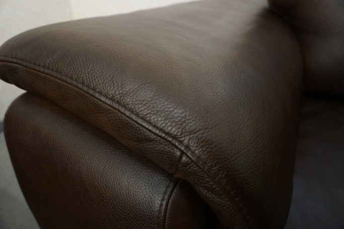 ZESTAW SKÓRA NATURALNA BRĄZOWA 3+2+1