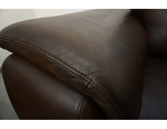 ZESTAW SKÓRA NATURALNA BRĄZOWA 3+2+1