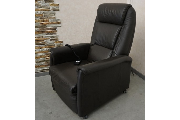 FOTEL ELEKTRYCZNY NA PILOTA SKÓRA NATURALNA...