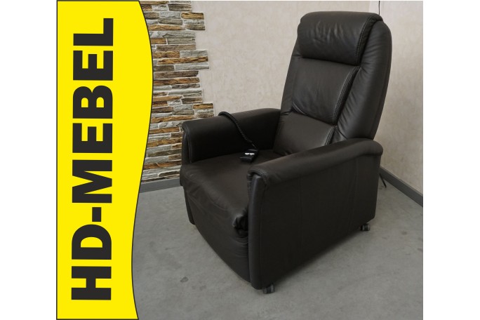 FOTEL ELEKTRYCZNY NA PILOTA SKÓRA NATURALNA...