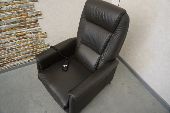 FOTEL ELEKTRYCZNY NA PILOTA SKÓRA NATURALNA...