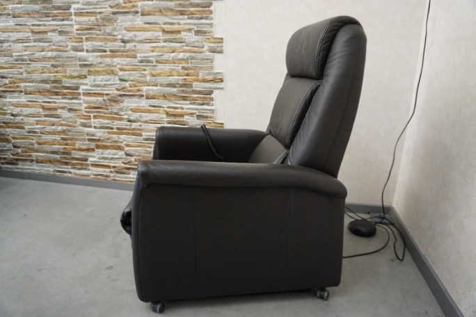 FOTEL ELEKTRYCZNY NA PILOTA SKÓRA NATURALNA...
