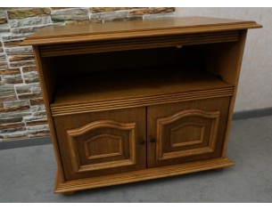 KOMÓDKA DĘBOWA RTV SZER. 88 CM 2