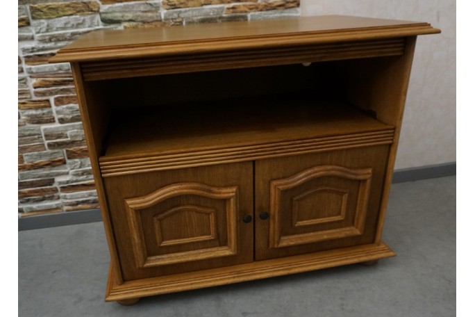 KOMÓDKA DĘBOWA RTV SZER. 88 CM