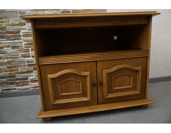 KOMÓDKA DĘBOWA RTV SZER. 88 CM