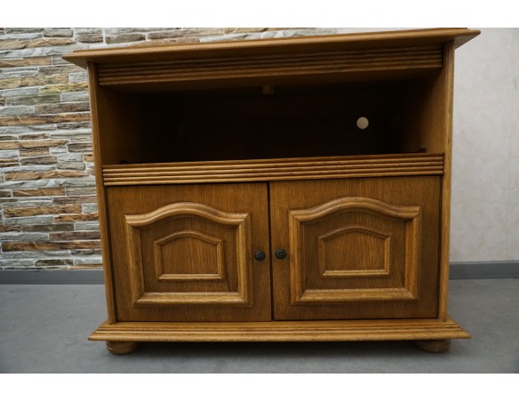 KOMÓDKA DĘBOWA RTV SZER. 88 CM
