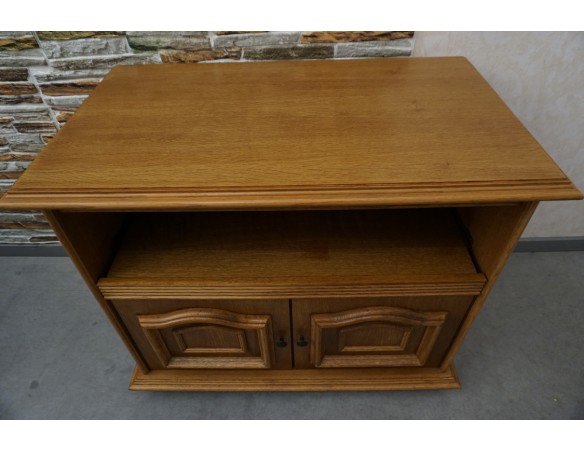 KOMÓDKA DĘBOWA RTV SZER. 88 CM