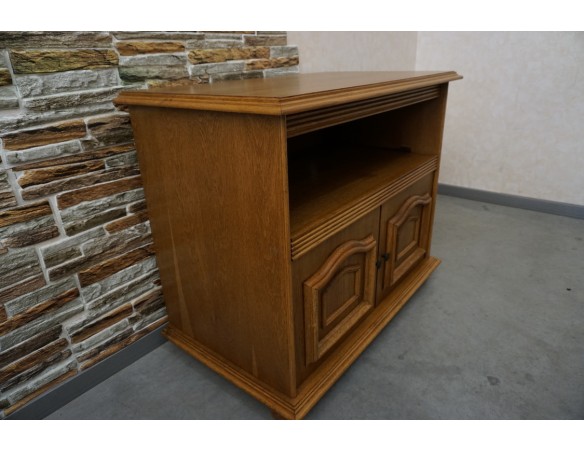 KOMÓDKA DĘBOWA RTV SZER. 88 CM