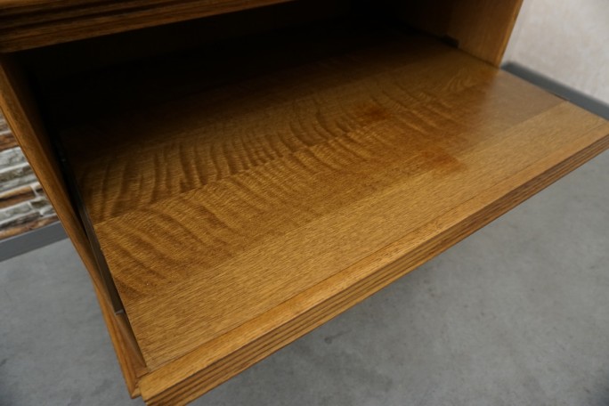 KOMÓDKA DĘBOWA RTV SZER. 88 CM