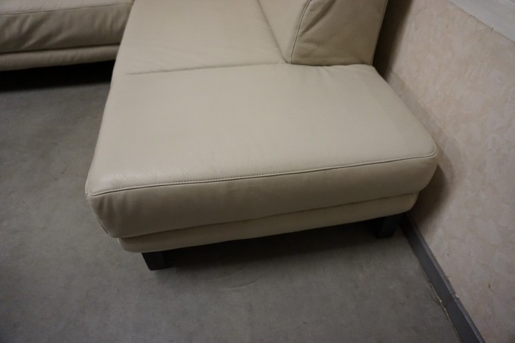 NAROŻNIK SKÓRZANY SKÓRA NATURALNA JASNA 280/220 CM
