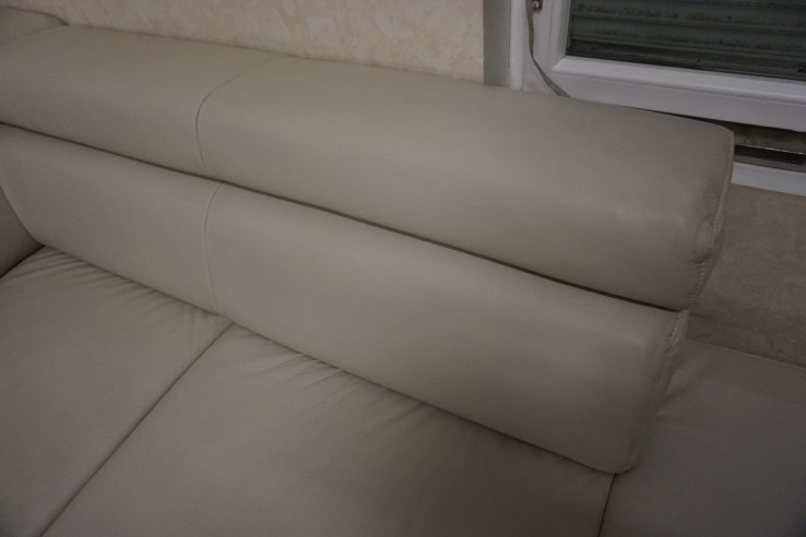 NAROŻNIK SKÓRZANY SKÓRA NATURALNA JASNA 280/220 CM