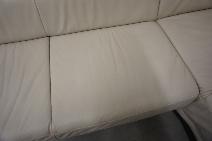 NAROŻNIK SKÓRZANY SKÓRA NATURALNA JASNA 280/220 CM