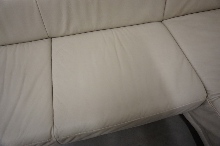 NAROŻNIK SKÓRZANY SKÓRA NATURALNA JASNA 280/220 CM