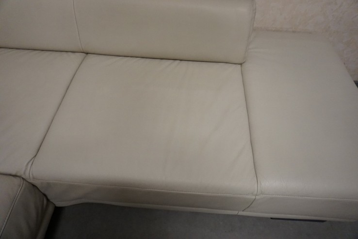 NAROŻNIK SKÓRZANY SKÓRA NATURALNA JASNA 280/220 CM