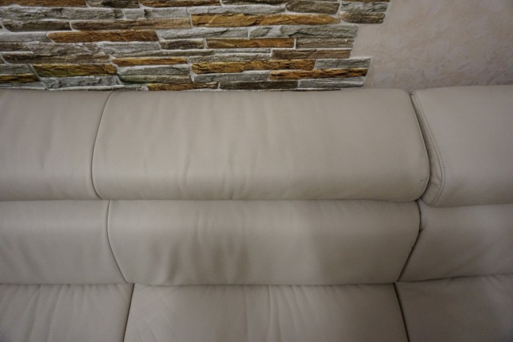 NAROŻNIK SKÓRZANY SKÓRA NATURALNA JASNA 280/220 CM