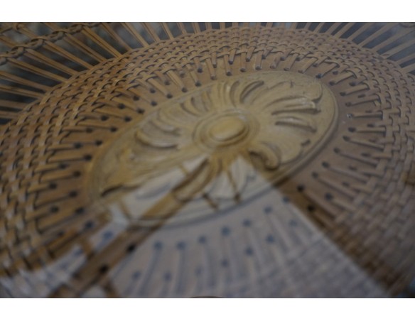 ZESTAW CHIPPENDALE SOFA 2 OS. + 2 FOTELE + ŁAWA Z RAFIĄ