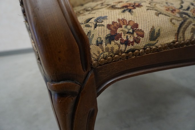 ZESTAW CHIPPENDALE SOFA 2 OS. + 2 FOTELE + ŁAWA...