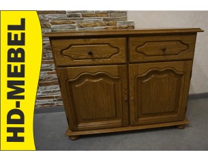 KOMODA DĘBOWA 2 DRZWIOWA SZER. 94 CM