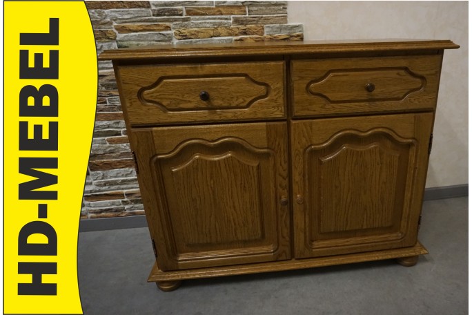 KOMODA DĘBOWA 2 DRZWIOWA SZER. 94 CM