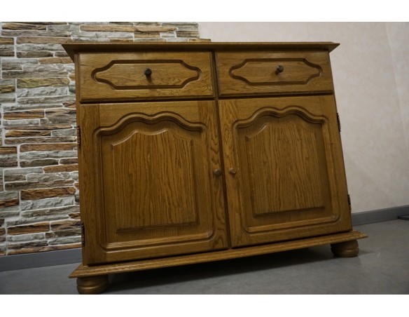 KOMODA DĘBOWA 2 DRZWIOWA SZER. 94 CM