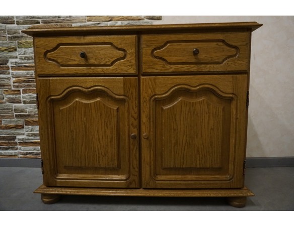 KOMODA DĘBOWA 2 DRZWIOWA SZER. 94 CM