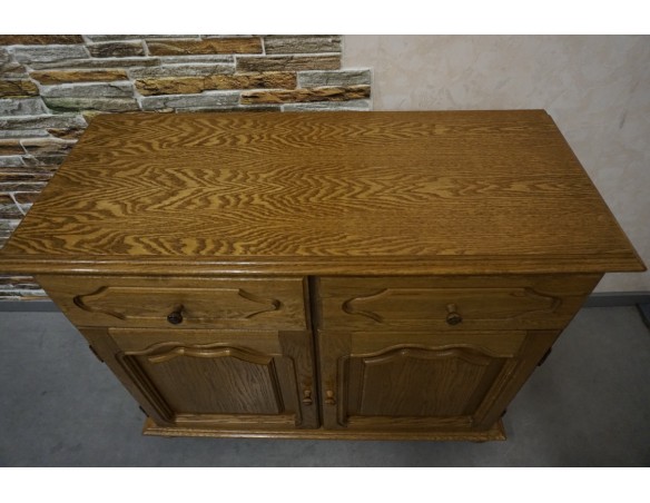 KOMODA DĘBOWA 2 DRZWIOWA SZER. 94 CM