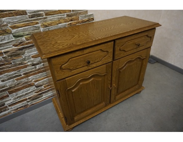 KOMODA DĘBOWA 2 DRZWIOWA SZER. 94 CM