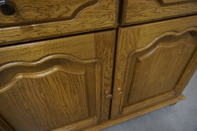 KOMODA DĘBOWA 2 DRZWIOWA SZER. 94 CM