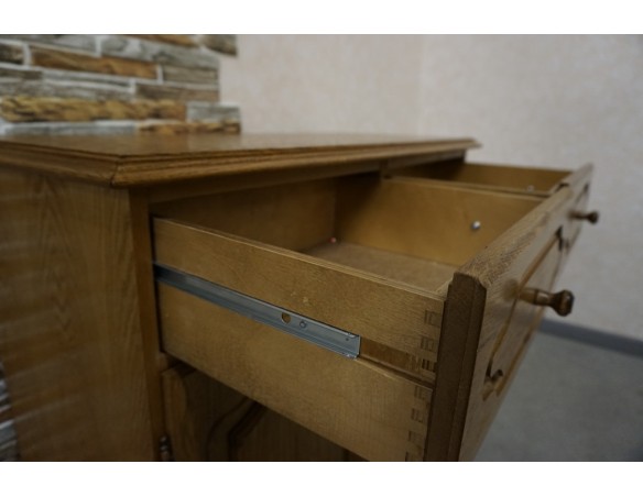 KOMODA DĘBOWA 2 DRZWIOWA SZER. 94 CM