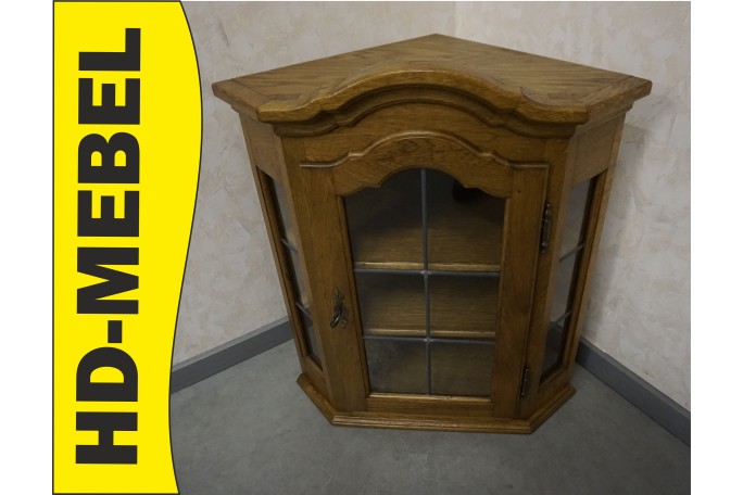 WITRYNA WITRYNKA DĘBOWA NAROŻNA WISZĄCA 44/44 CM