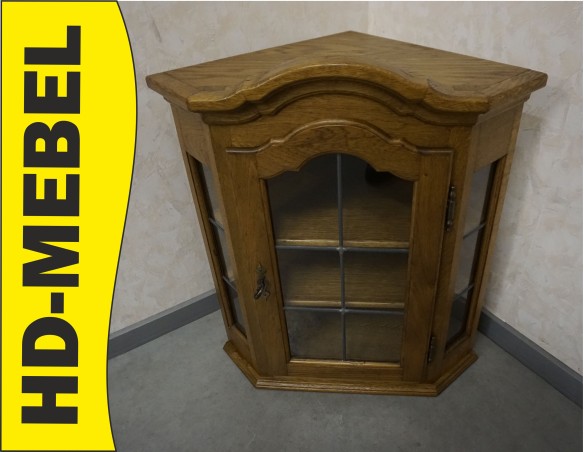 WITRYNA WITRYNKA DĘBOWA NAROŻNA WISZĄCA 44/44 CM