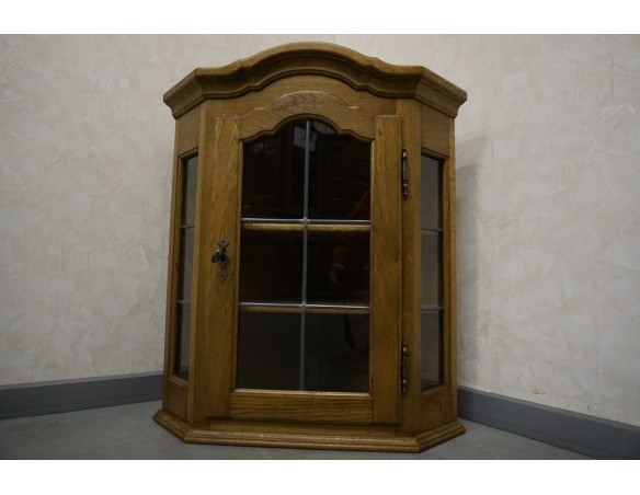 WITRYNA WITRYNKA DĘBOWA NAROŻNA WISZĄCA 44/44 CM