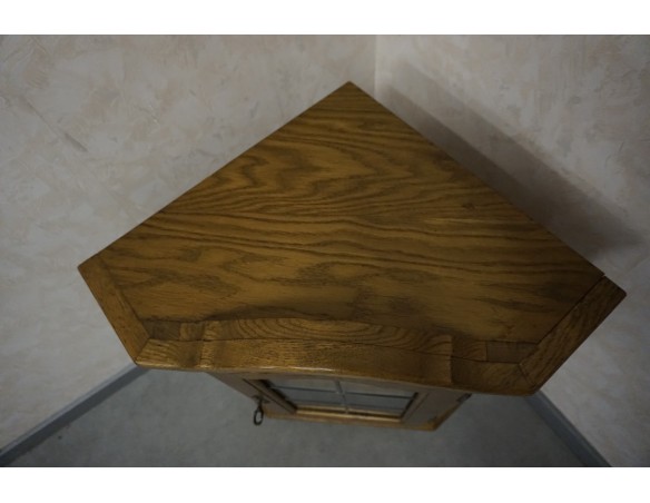 WITRYNA WITRYNKA DĘBOWA NAROŻNA WISZĄCA 44/44 CM