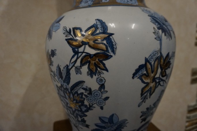 WAZON ZDOBIONY DUŻY WYS. 62 CM