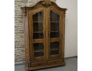 WITRYNA BIBLIOTEKA PRZESZKLONA LITY NATURALNY DĄB SZER.... 2