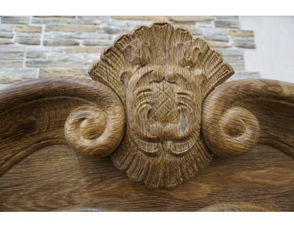 WITRYNA BIBLIOTEKA PRZESZKLONA LITY NATURALNY DĄB SZER. 145 CM