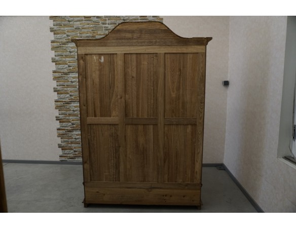 WITRYNA BIBLIOTEKA PRZESZKLONA LITY NATURALNY DĄB SZER. 145 CM