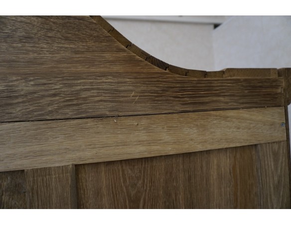 WITRYNA BIBLIOTEKA PRZESZKLONA LITY NATURALNY DĄB SZER. 145 CM