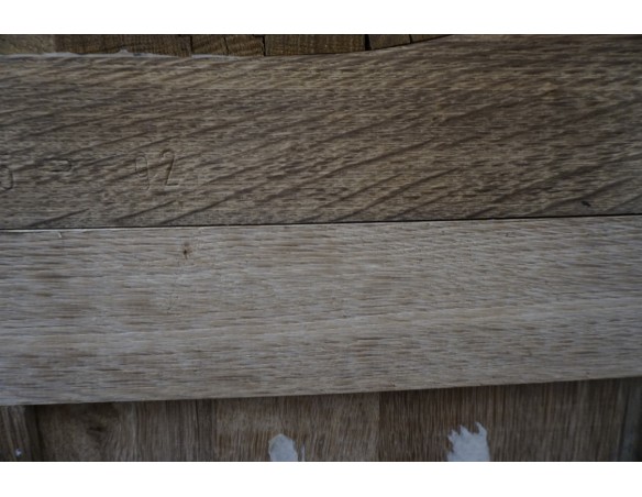 WITRYNA BIBLIOTEKA PRZESZKLONA LITY NATURALNY DĄB SZER. 145 CM