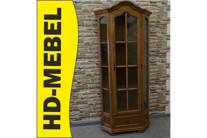 WITRYNA DĘBOWA WĄSKA PŁASKA SZER. 84 CM