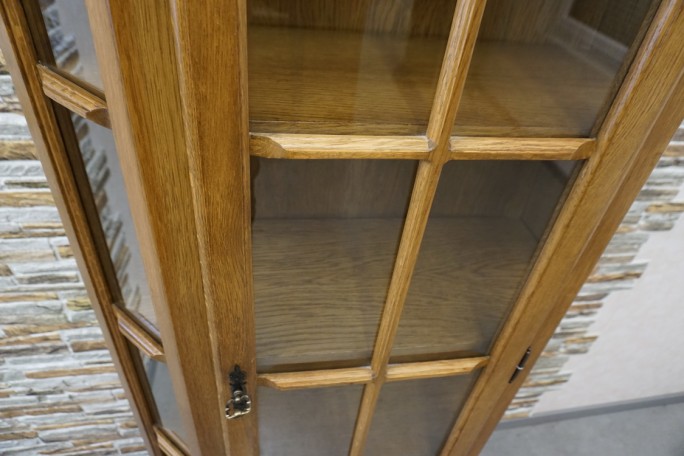 WITRYNA DĘBOWA WĄSKA PŁASKA SZER. 84 CM