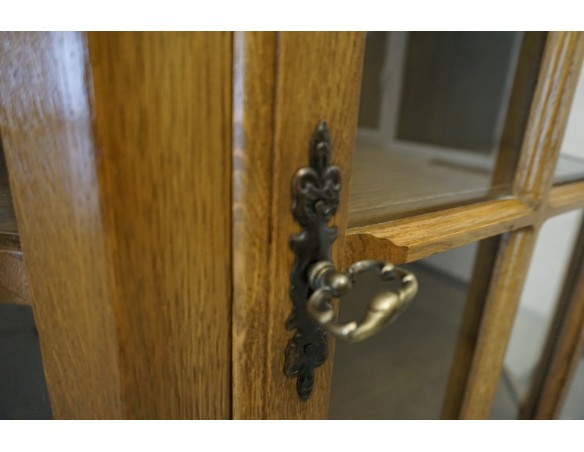 WITRYNA DĘBOWA WĄSKA PŁASKA SZER. 84 CM