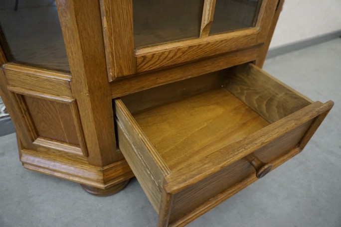 WITRYNA DĘBOWA WĄSKA PŁASKA SZER. 84 CM