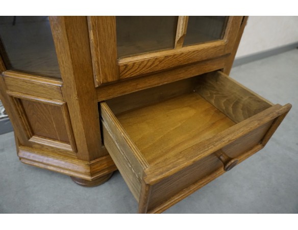 WITRYNA DĘBOWA WĄSKA PŁASKA SZER. 84 CM